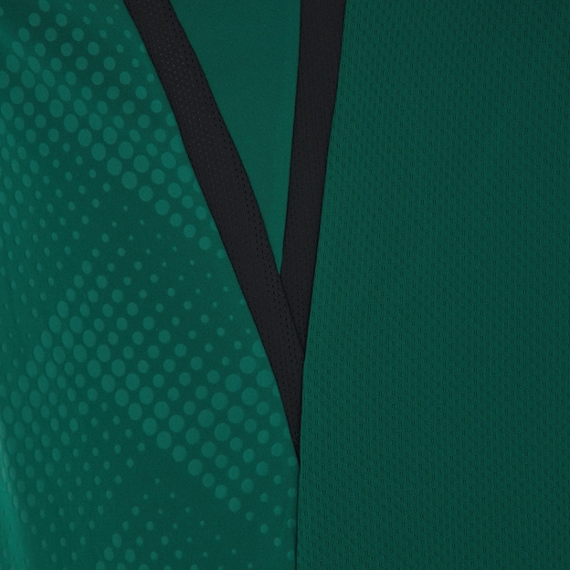 Wales Mens Training Vest 26/27 Green - Mesh Panel Detail