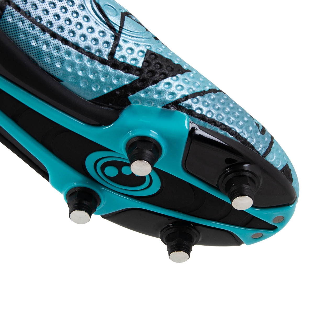 Optimum Kids Aztec Laceless 6 Stud Rugby Boot - Blue | rugbystore
