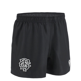 Barbarians Kids Home Rugby Shorts 25/26 Black - Front View