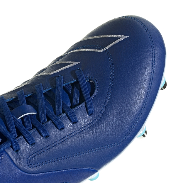 Adidas Adults RS-15 Elite Soft Ground Rugby Boots Team Royal Blue - Toe Close-up