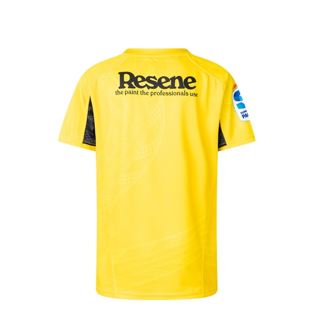 Hurricanes Kids Home Rugby Shirt Short Sleeve 2025 - Back