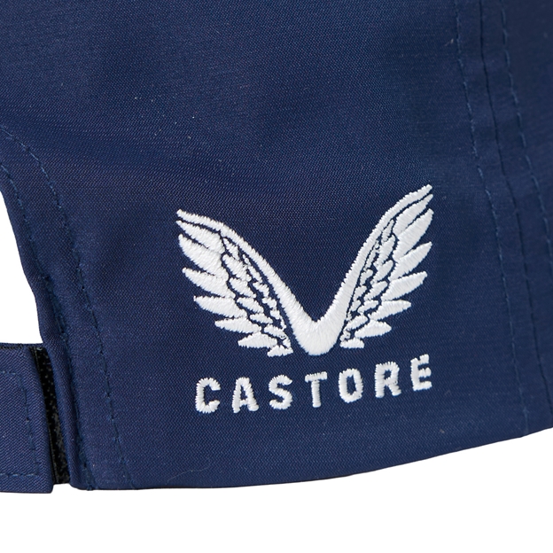 England Adults Club Cap 26/27 Rhodonite - Castore Logo Close-up