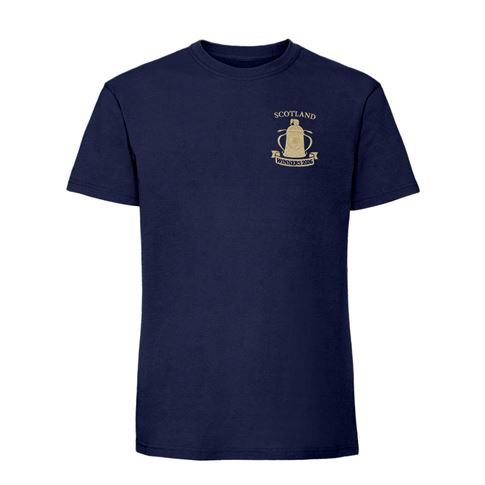 Scotland Kids Cup Winners 2026 Classic T-Shirt Navy - Front