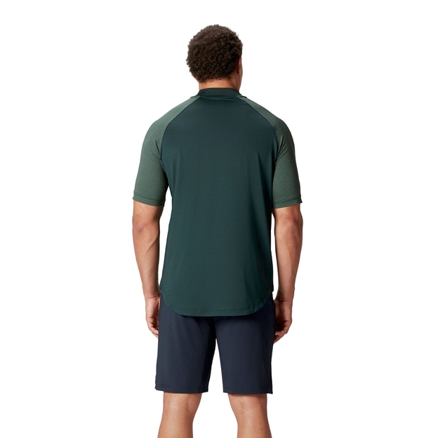 British and Irish Lions Mens Polo Green - Model Back