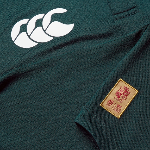 British and Irish Lions Mens Polo Green - Official