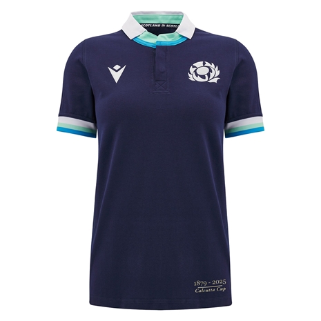 Scotland Womens Home Calcutta Cup Cotton Rugby Shirt 24/25 - Front