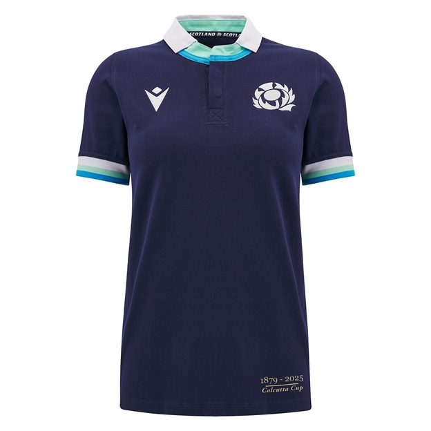 Scotland Womens Home Calcutta Cup Cotton Rugby Shirt 24/25 - Front
