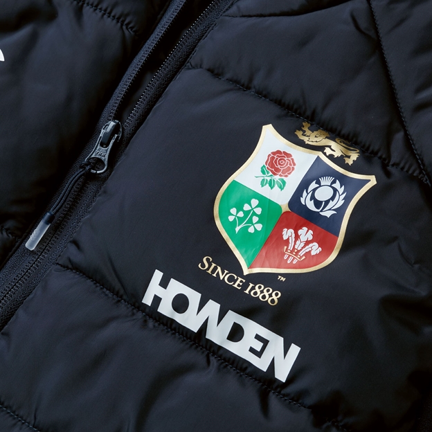 British and Irish Lions Mens Microlight Gilet Navy - Lions Badge
