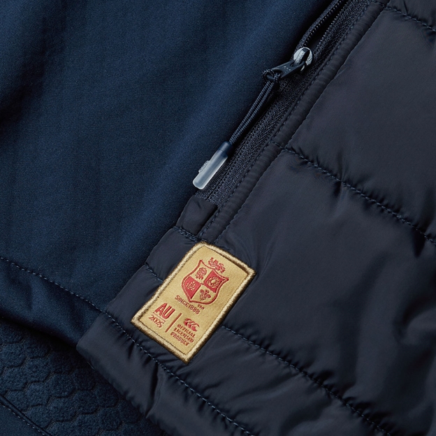 British and Irish Lions Mens Microlight Gilet Navy - Official