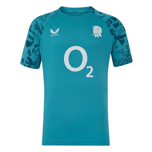 England Mens Performance Short Sleeve Tee 25-26 Reflecting Pond - Front England Mens Performance Short Sleeve Tee 25-26 Reflecting Pond - Front