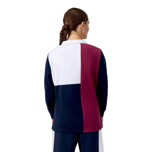 Canterbury Womens Harlequin Webber Rugby Shirt Multi Colour - Model Back