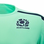 Scotland Junior Poly Shirt -Green - Short Sleeve - 2025 - Badge 