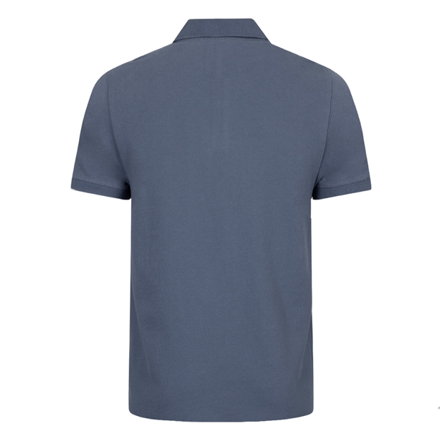 Rugby 1823 Adults Polo Shirt Petrol Blue - Back View