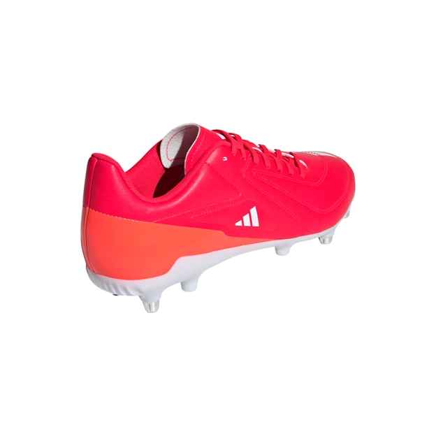 adidas Adults RS-15 Soft Ground Rugby Boots - Lucid Red