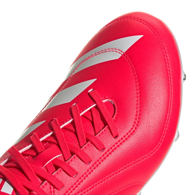 adidas Adults RS-15 Soft Ground Rugby Boots - Lucid Red