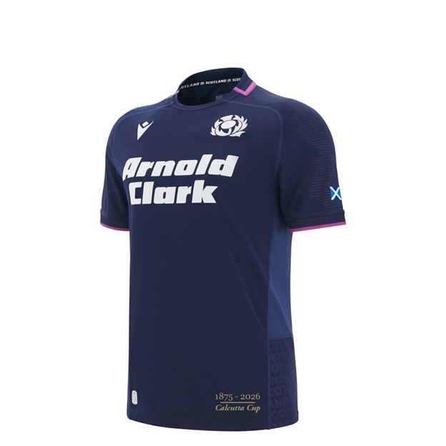 Scotland Junior Limited Edition Calcutta Cup Since 1879 Home Rugby Shirt 25/26 Navy - Front