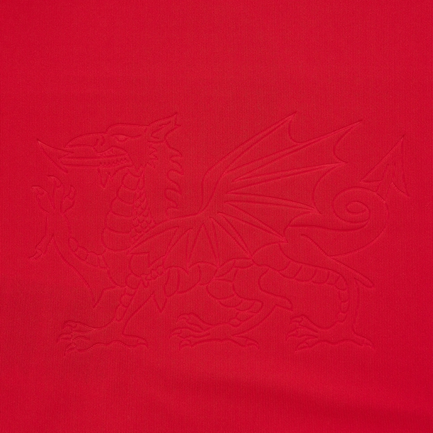 Wales Babies Home Rugby Shirt 26/27 Red - Embossed Dragon Detail