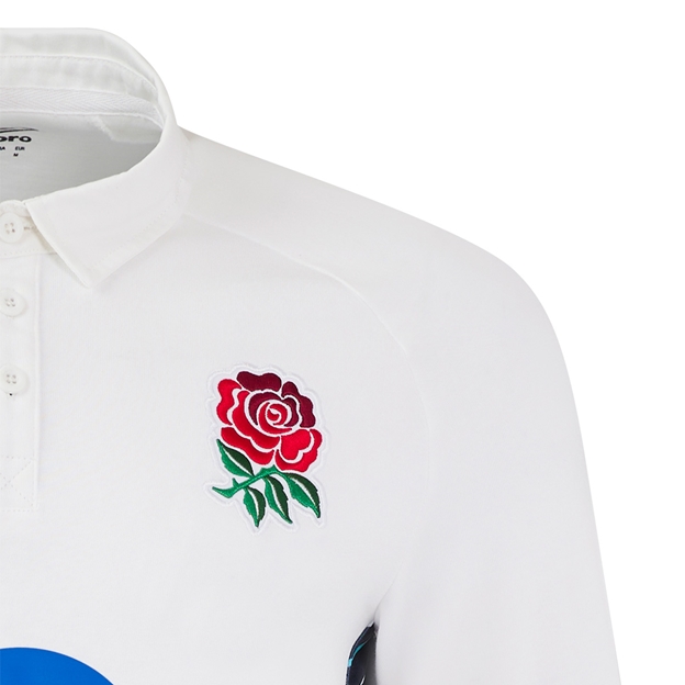 England Mens Home Classic Rugby Shirt - Long Sleeve 2025 - RFU Rose