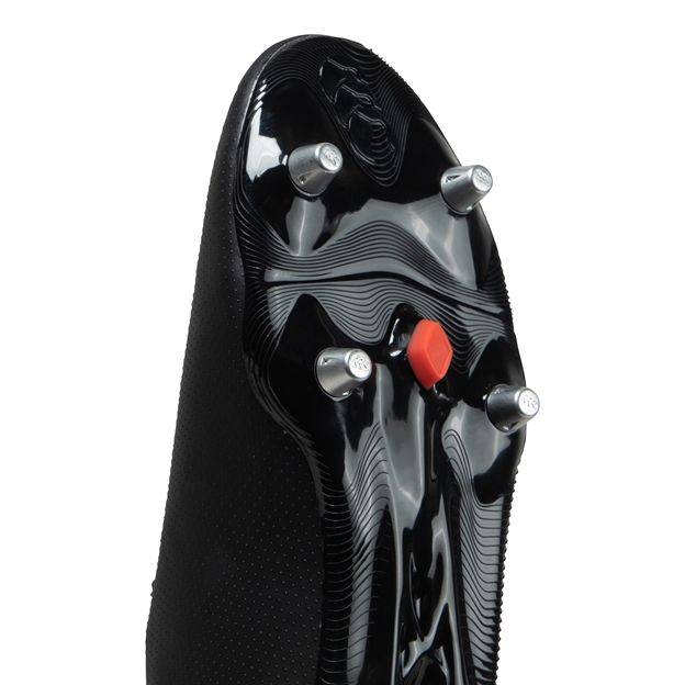 Canterbury Adults Speed Raze Soft Ground Rugby Boots Black - Forefoot Detail Close-up