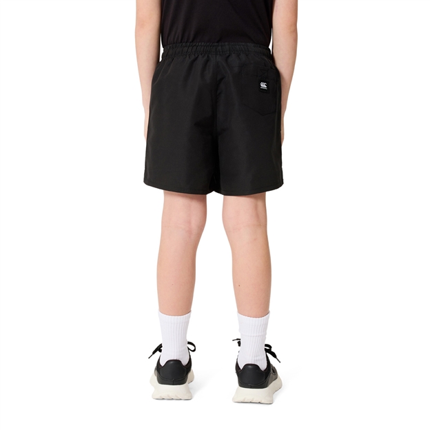 Canterbury Kids Uglies Tactic Shorts Black/Multi - Model Back View