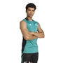 All Blacks Mens Singlet 25/26 Blue - Model Walking 