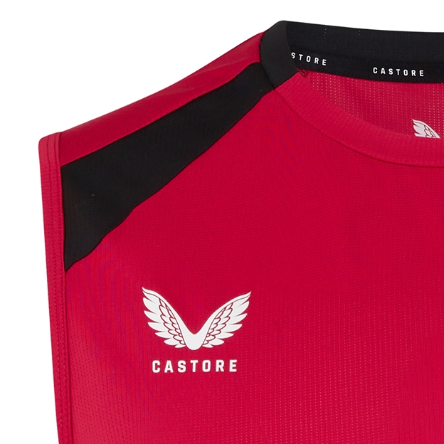 England Mens Performance Vest 26/27 Persian Red - Castore