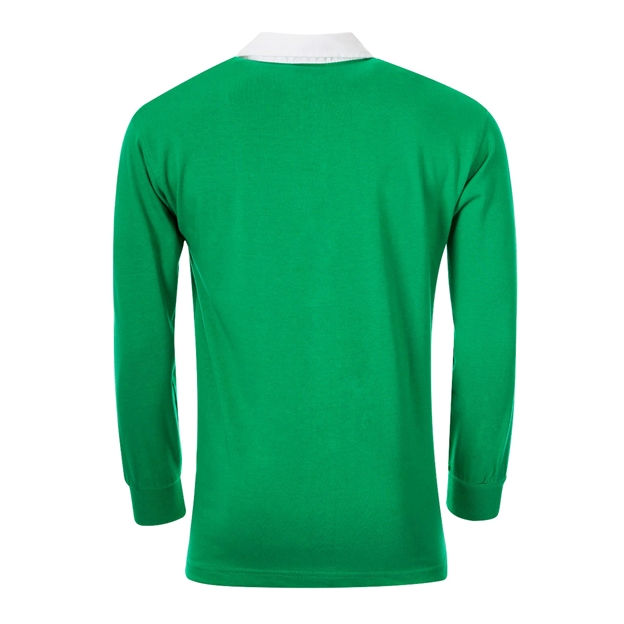Womens World Cup Ireland Adults Classic Rugby Shirt Bright Green - Back