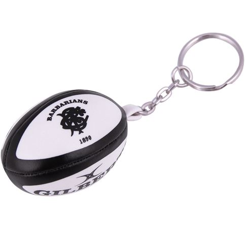 Gilbert Barbarians Rugby Ball Keyring - Front Gilbert Barbarians Rugby Ball Keyring - Front