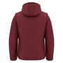 Wales Mens Travel Padded Bomber Jacket 25/26 Dark Red - Back 