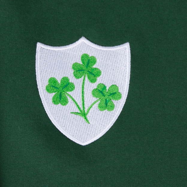 Ireland Kids Classic Hoodie Bottle Green - Irish Crest Embroidery