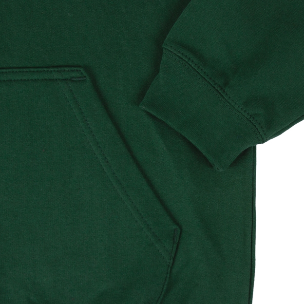 Ireland Kids Classic Hoodie Bottle Green - Pocket Close-up
