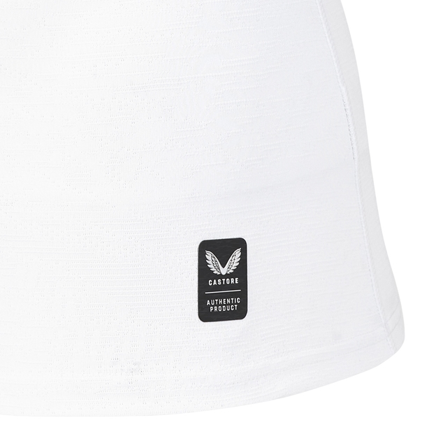 England Mens Home Pro Rugby Shirt 26/27 Brilliant White - Authentic Product Close-up