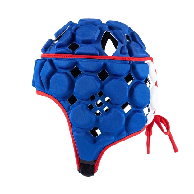 Gilbert Octane Headguard Royal/Red - Left Side View