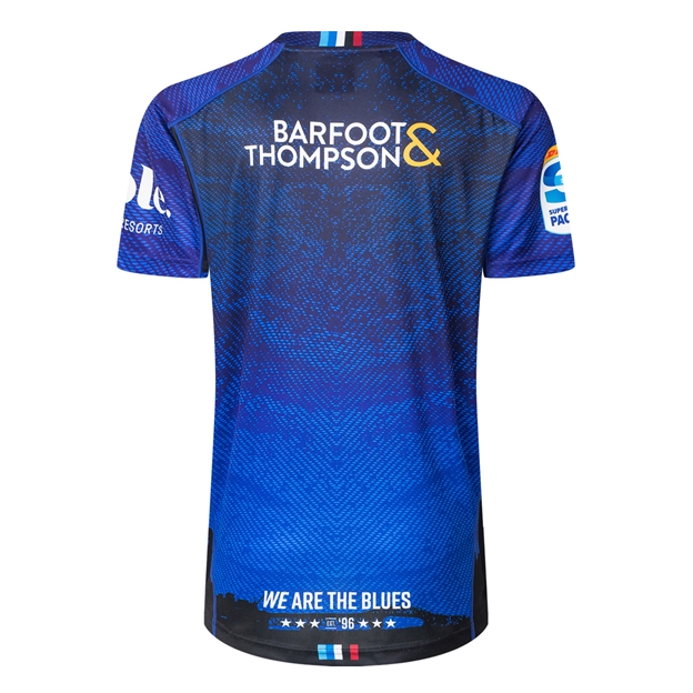 Blues Mens Home Rugby Shirt Navy 2025 - Back