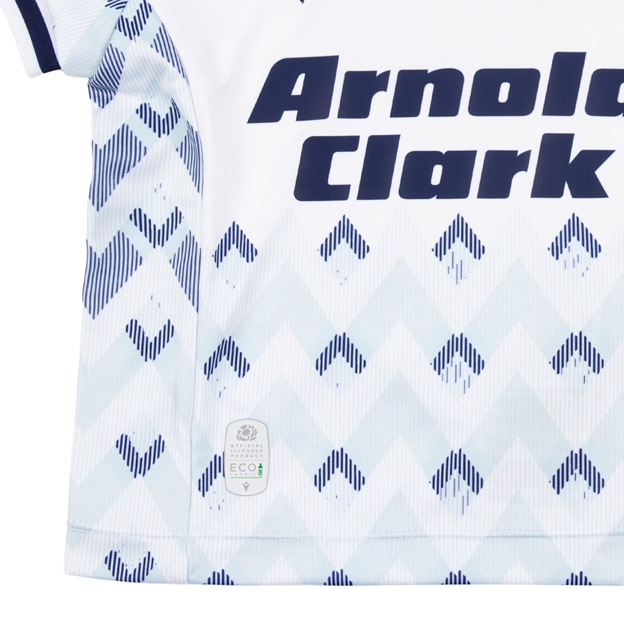 Scotland Babies Away Rugby Shirt 26/27 White, Sand and Navy - Official Licensed Product Close-up