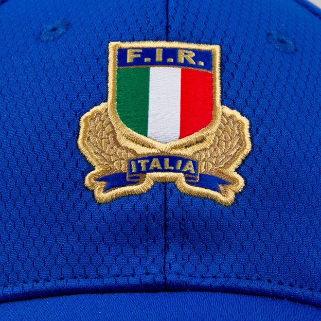 Italy Adults Baseball Cap 26/27 Royal - Badge Close-up