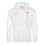 Womens World Cup Fiji Adults Classic Hoodie White - Front 