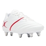 Gilbert Kids Sidestep X20 6 Stud Soft Ground Rugby Boots White - Toe 