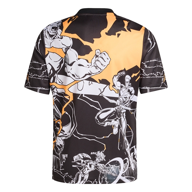 All Blacks Marvel Kids Home Rugby Shirt 25/26 - Back View