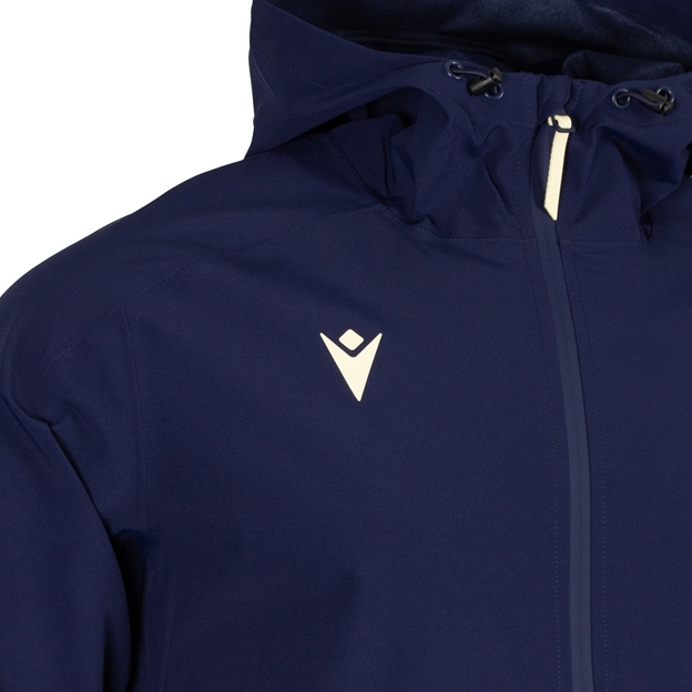 Scotland Kids Training Waterproof Jacket 26/27 - Macron Logo Close-up