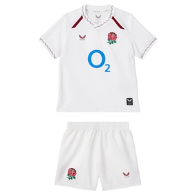 England Infants Home Rugby Kit 26:27 Brilliant White - Front View