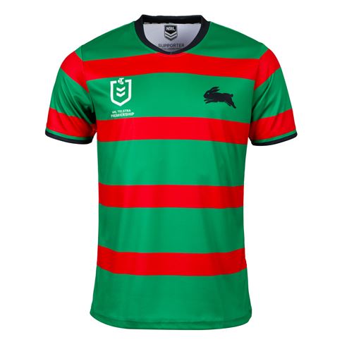 South Sydney Rabbitohs Adults Supporters Shirt 2026 Green - Front View