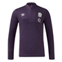 England Mens 1/2 Zip Fleece - Nightshade - 2025 - Front 