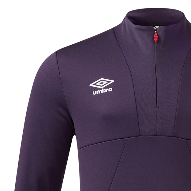 England Mens 1/2 Zip Fleece - Nightshade - 2025 - Umbro
