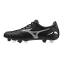 Mizuno Adults Morelia Neo IV Pro Mix Stud Rugby Boots - Black/Silver - Instep 