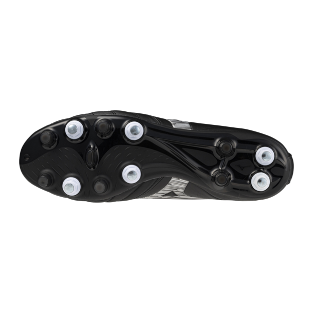 Mizuno Adults Morelia Neo IV Pro Mix Stud Rugby Boots - Black/Silver - Sole