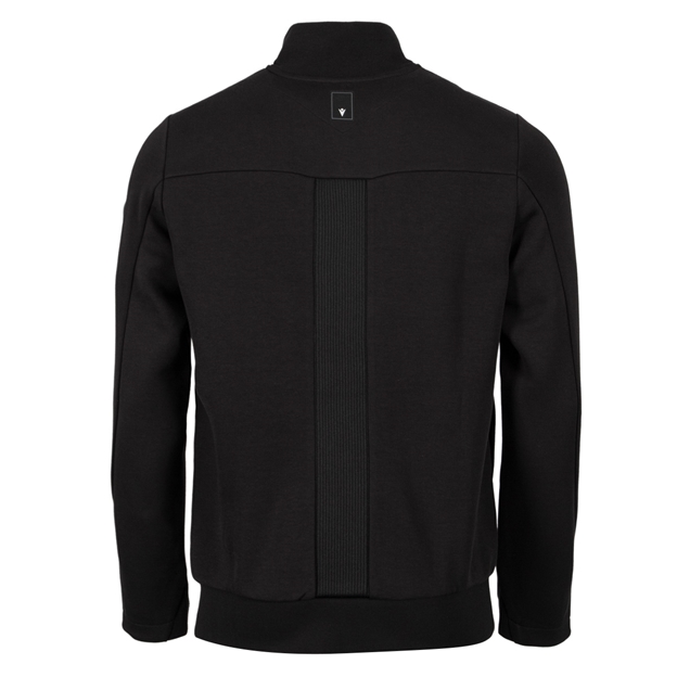 Barbarians Mens Athleisure 1/4 Zip 26/27 Black - Back View