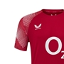England Mens Warm up Jersey 25-26 Jester Red:Brilliant White - Castore 