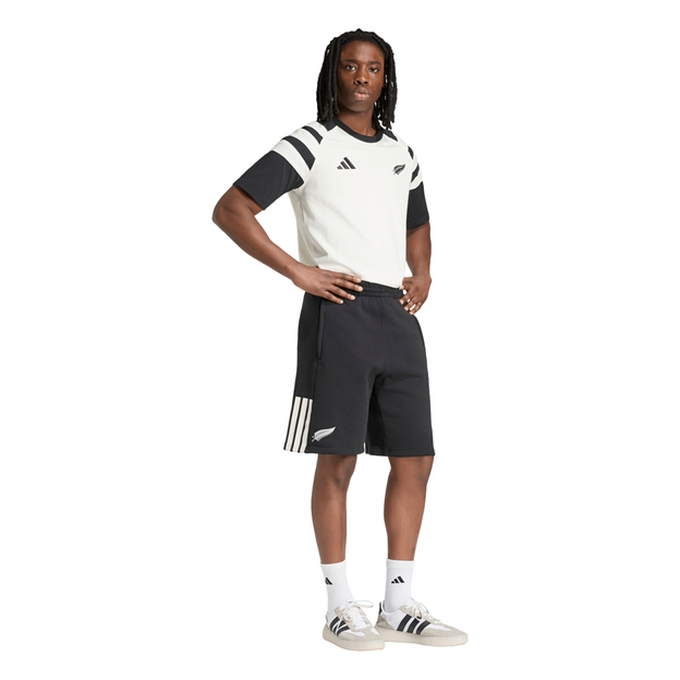 All Blacks Mens Leisurewear Shorts 26/27 All Black - Model Walking View