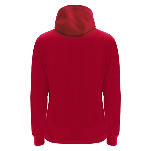 Wales Mens Travel Full Zip Hoodie 26/27 Red - Back View
